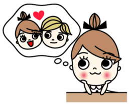 Mr. CLASSICAL and Miss MODAN sticker #1051885