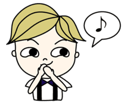 Mr. CLASSICAL and Miss MODAN sticker #1051898