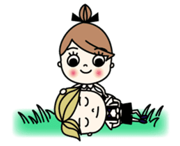 Mr. CLASSICAL and Miss MODAN sticker #1051908