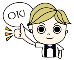 Mr. CLASSICAL and Miss MODAN sticker #1051918