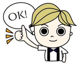 Mr. CLASSICAL and Miss MODAN sticker #1051918