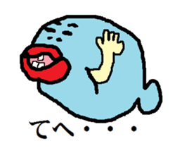 Cod roe fish-kun sticker #1052341