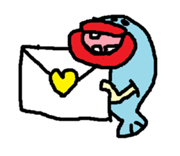 Cod roe fish-kun sticker #1052348