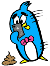 Slapstick Penguin sticker #1053615