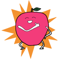 Happy Apple! sticker #1053929