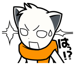 Sticker of muffler scarf dog. sticker #1054128