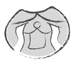 Sadness cat sticker #1054184