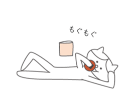 Sadness cat sticker #1054189