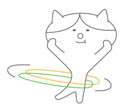 Sadness cat sticker #1054192