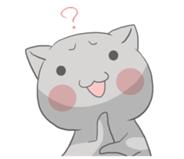 easy-going Cat sticker #1054683