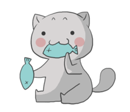 easy-going Cat sticker #1054698