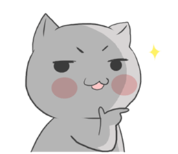 easy-going Cat sticker #1054707