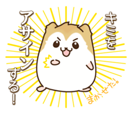 KATAKANA words of hamster. sticker #1054893