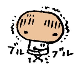 Country first wave of mushroom "Matchu" sticker #1055687