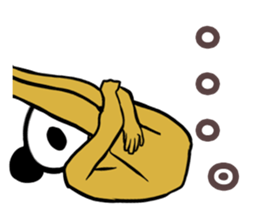 Panda only face No.2(English) sticker #1056029