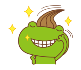 Daily of wig frog sticker #1056166
