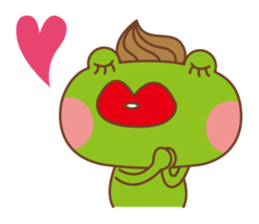 Daily of wig frog sticker #1056184