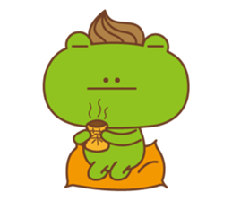 Daily of wig frog sticker #1056185