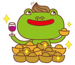 Daily of wig frog sticker #1056190