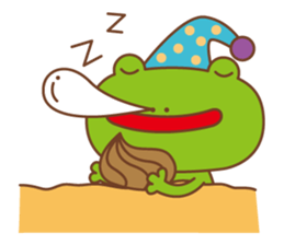 Daily of wig frog sticker #1056195