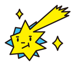 meteor shooting star sticker #1056254