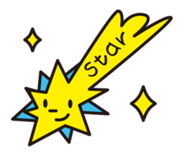 meteor shooting star sticker #1056256