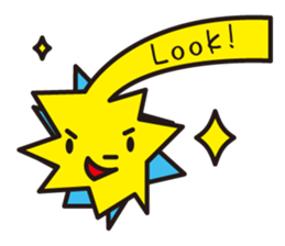 meteor shooting star sticker #1056257