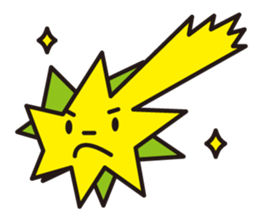 meteor shooting star sticker #1056265