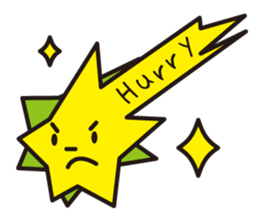 meteor shooting star sticker #1056270