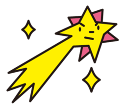 meteor shooting star sticker #1056273