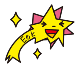 meteor shooting star sticker #1056275