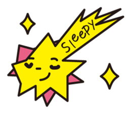 meteor shooting star sticker #1056276