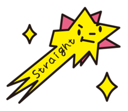 meteor shooting star sticker #1056278