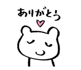 "Edokko" bear stamp sticker #1056323