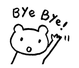 "Edokko" bear stamp sticker #1056324