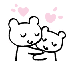 "Edokko" bear stamp sticker #1056353