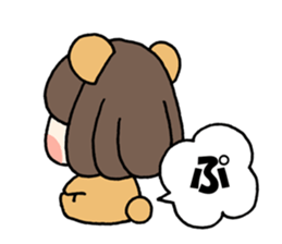 Girly Bear sticker #1056542