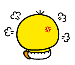 chick heart sticker #1056940