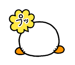 chick heart sticker #1056947