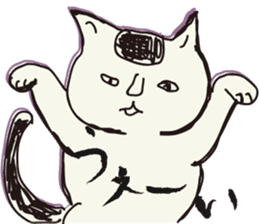 My big fat cat stickers sticker #1057161