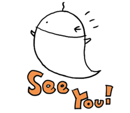 Ihiko&ihio Japanese ghost sticker #1057237