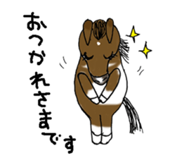 pinto horse Yura sticker #1057325