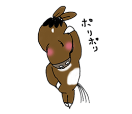 pinto horse Yura sticker #1057332