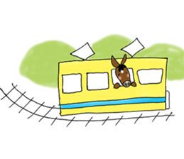 pinto horse Yura sticker #1057355