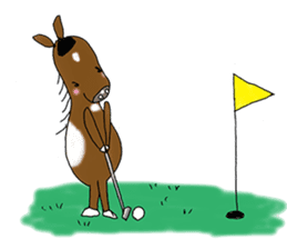 pinto horse Yura sticker #1057357