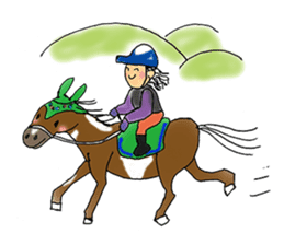 pinto horse Yura sticker #1057360