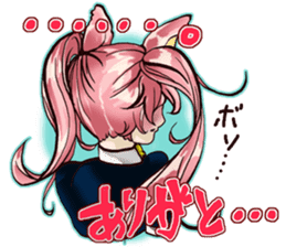 hot-cold anime girl "tsundere" sticker #1057591