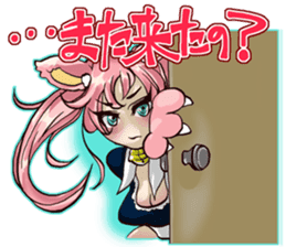 hot-cold anime girl "tsundere" sticker #1057594
