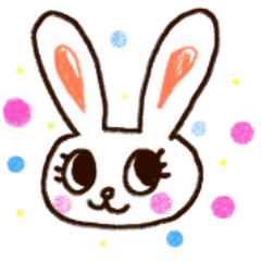 Pastel Rabbit in office