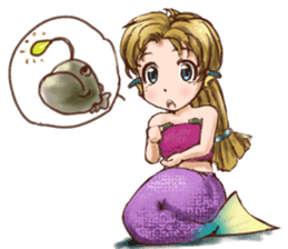 Mermaid princess Uno-chan sticker #1057810